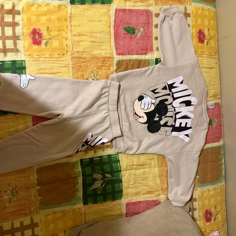 Disney Baby Cream Shirt- Mickey